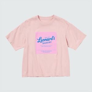 uniqlo pink hawaii leonard's bakery shirt